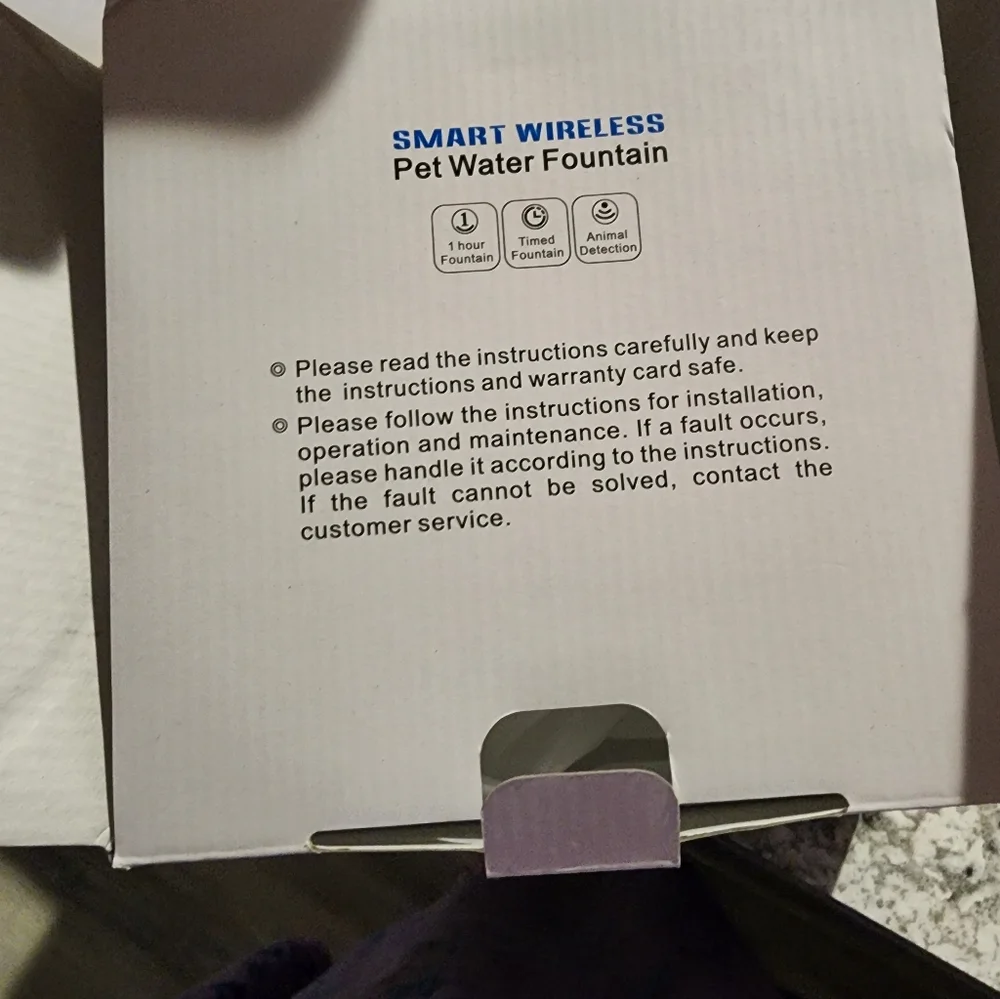 New In Box Smart Wireless Pet Water Fountain